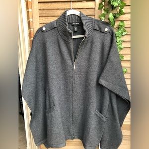 White House Black Market poncho.